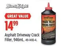 Canadian Tire Black Knight Asphalt Driveway Crack Filler offer