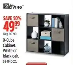 Canadian Tire for living 9-cube cabinet offer