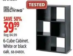 Canadian Tire for living 6-cube cabinet offer