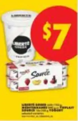 No Frills Liberte Greek yogurt offer