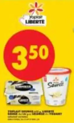 No Frills Yoplait Liberté offer