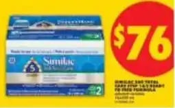 No Frills Similac 360 total care step 1 & 2 ready to feed formula offer