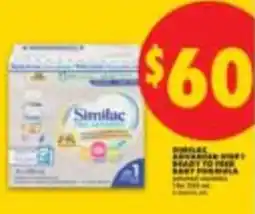 No Frills Similac advanced step 1 ready to feed baby formula offer