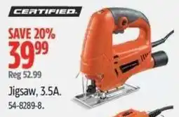 Canadian Tire Certified jigsaw offer