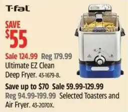 Canadian Tire T-fal Ultimate EZ Clean Deep Fryer. 43-1679-8. offer