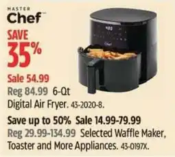 Canadian Tire Master Chef Digital Air Fryer offer