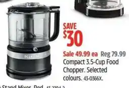 Canadian Tire KitchenAid Compact 3.5-Cup Food Chopper offer