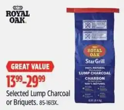 Canadian Tire Royal Oak lump charcoal offer