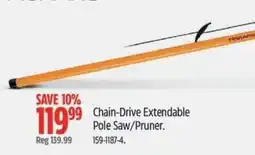 Canadian Tire Fiskars Chain-Drive Extendable Pole Saw/Pruner offer