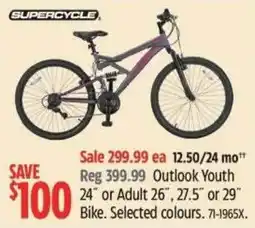 Canadian Tire Supercycle outlook youth bike offer