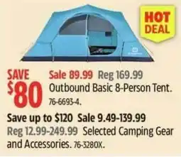Canadian Tire Outbound Basic 8-Person Tent offer