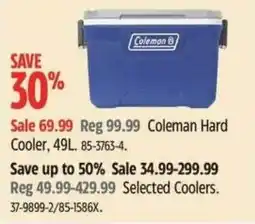 Canadian Tire Coleman Hard Cooler offer