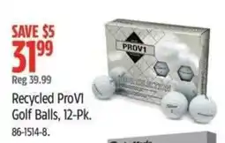 Canadian Tire Titleist Recycled ProV1 Golf Balls offer