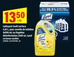 Maxi Lysol nettoyant multi surface offer
