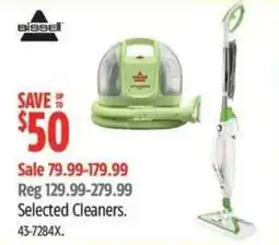 Canadian Tire Bissell Selected Cleaners offer