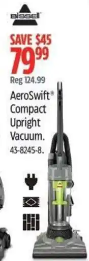 Canadian Tire Bissell AeroSwift Compact Upright Vacuum offer