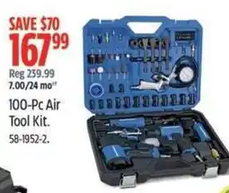 Canadian Tire 100-Pc Air Tool Kit offer