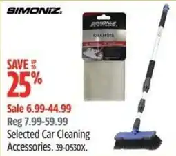 Canadian Tire Simoniz car cleaning accessories offer