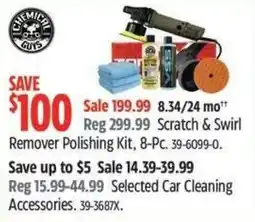 Canadian Tire Chemical Guys Scratch & Swirl Remover Polishing Kit offer