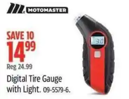 Canadian Tire Motomaster digital tire gauge with light offer