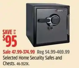 Canadian Tire Selected Home Security Safes and Chests offer