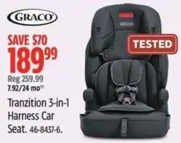 Canadian Tire Graco tranzition 3-in-1 harness car seat offer