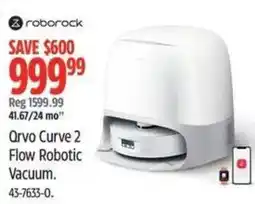 Canadian Tire Roborock Qrvo Curve 2 Flow Robotic Vacuum offer
