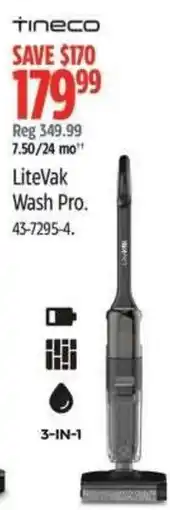 Canadian Tire Tineco LiteVak Wash Pro offer