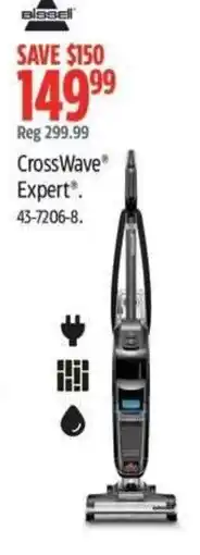 Canadian Tire Bissell CrossWave Expert offer