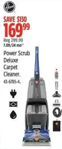 Canadian Tire Hoover Power Scrub Deluxe Carpet Cleaner offer
