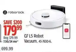 Canadian Tire Roborock Q7 L5 Robot Vacuum offer