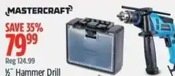 Canadian Tire Mastercraft 1/2" Hammer Drill offer