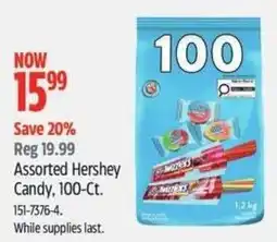 Canadian Tire Assorted Hershey Candy offer