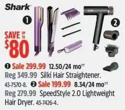 Canadian Tire Shark Silki Hair Straightener offer