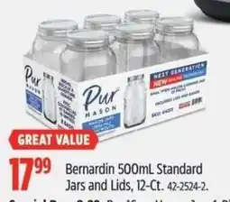 Canadian Tire Bernardin standard jars and lids offer