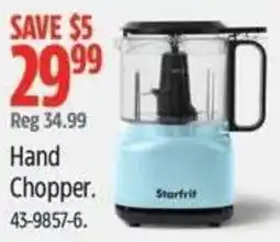 Canadian Tire Starfrit hand chopper offer