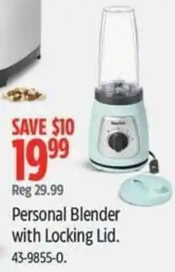 Canadian Tire Personal Blender with Locking Lid. offer