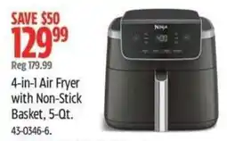 Canadian Tire Ninja 4-in-1 Air Fryer with Non-Stick Basket offer