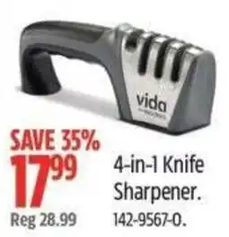 Canadian Tire vida 4-in-1 Knife Sharpener offer