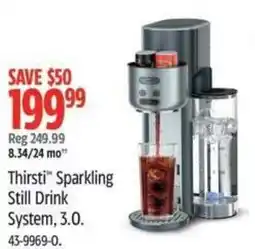 Canadian Tire Thirsti Sparkling Still Drink System 3.0 offer