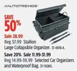 Canadian Tire Autotrends Stallion Large Collapsible Organizer offer