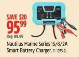 Canadian Tire Nautilus Marine Series 15/8/2A Smart Battery Charger offer