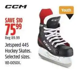 Canadian Tire Ccm jetspeed 445 hockey skates offer