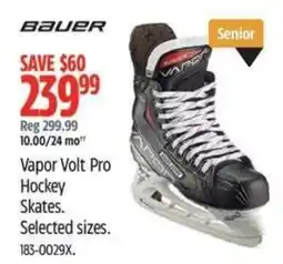 Canadian Tire Bauer Vapor Volt Pro Hockey Skates offer