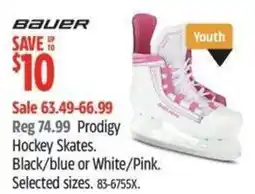 Canadian Tire Bauer Prodigy Hockey Skates offer