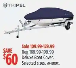 Canadian Tire Tripel deluxe boat cover offer