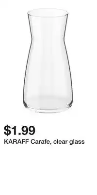 IKEA KARAFF Carafe, clear glass offer