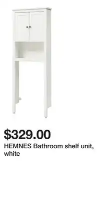 IKEA HEMNES Bathroom shelf unit, white offer