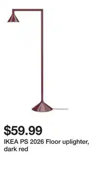 IKEA IKEA PS 2026 Floor uplighter, dark red offer