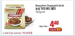 Galleria Supermarket Nongshim Chapagetti Multi offer